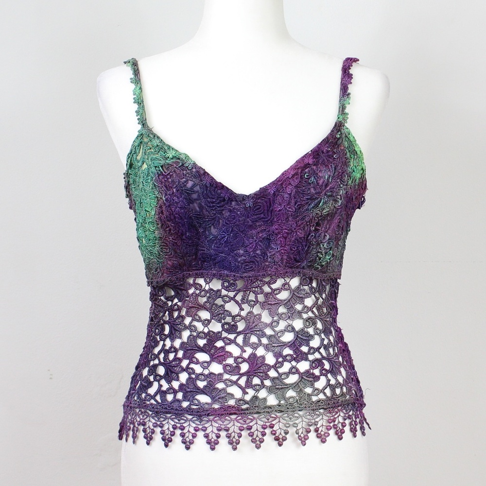 Festival Crochet Crop Top size SMALL